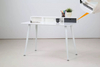 现代木质定制办公家具销售高光电脑桌金色电脑桌现代办公桌